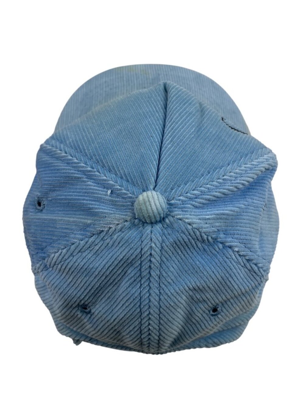 Vintage Gettysburg Light Blue Snapback Hat Corduroy Cap Hat Sam Jung - Picture 6 of 10